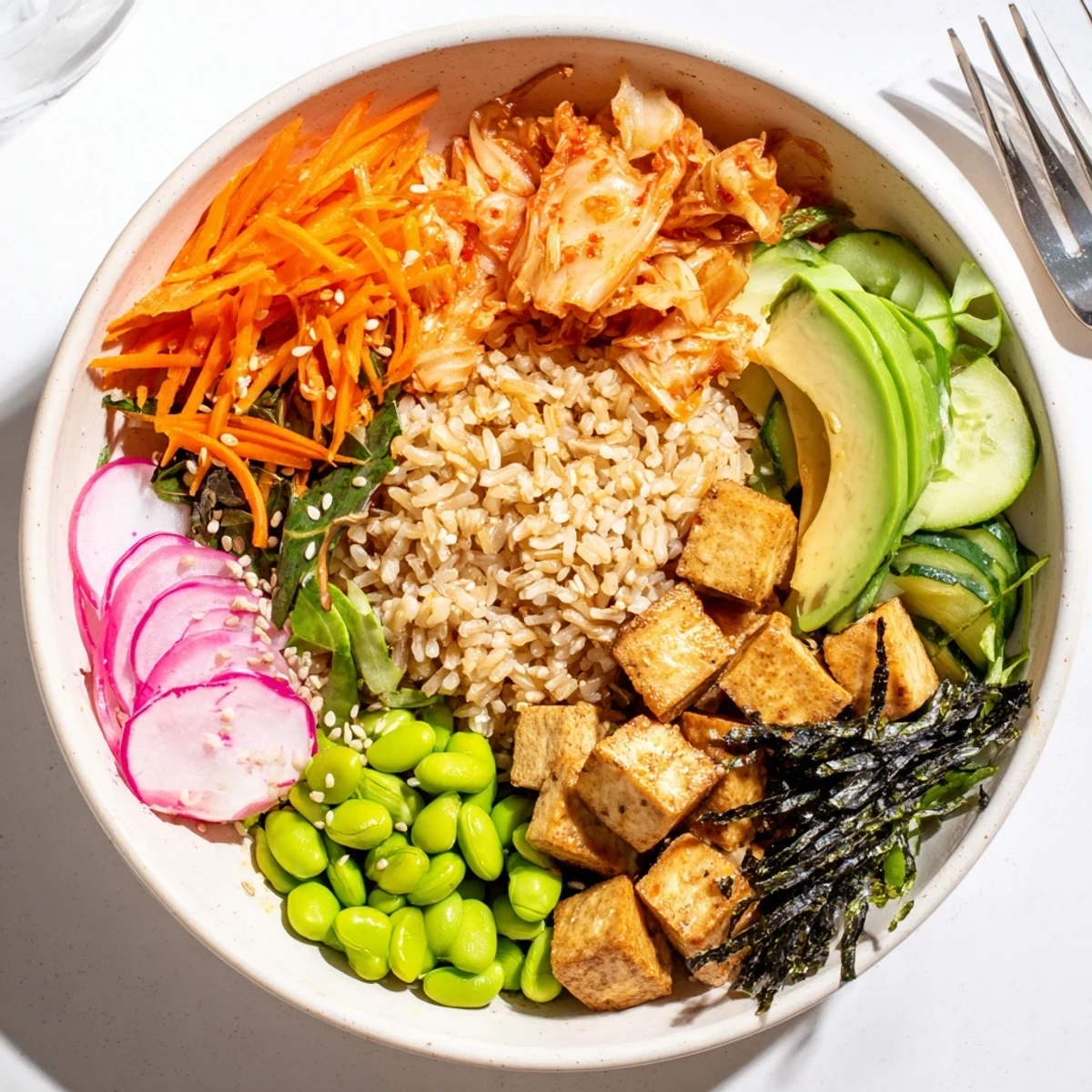 Fermented Vegetable Bowl Grains