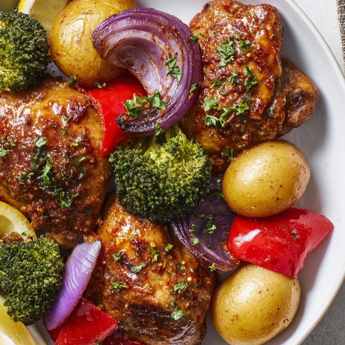 Savory Lazy Gourmet Chicken & Vegetable One-Pot, perfect for quick weeknight dinners and easy cleanup.