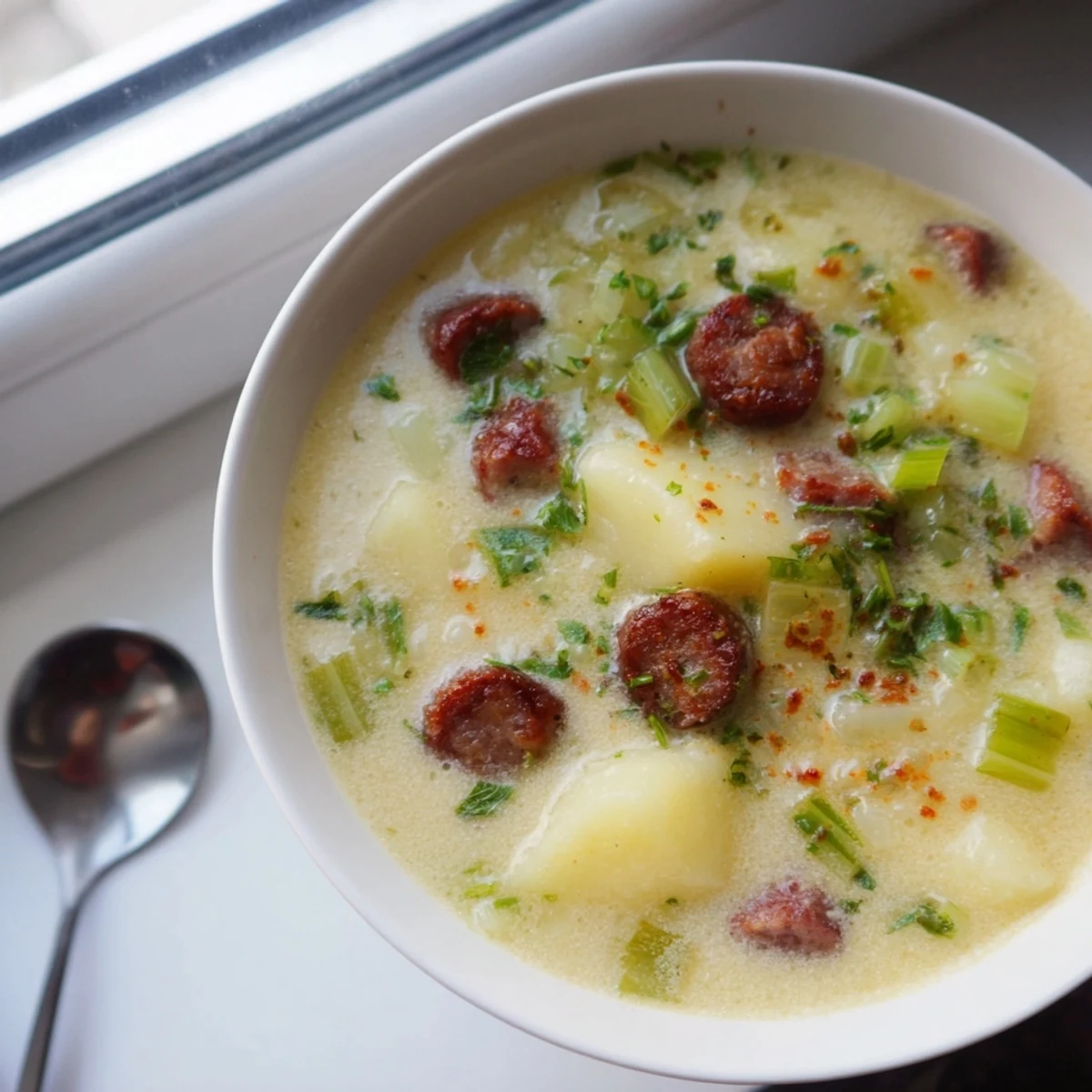 Potato Leek Chorizo Bowl