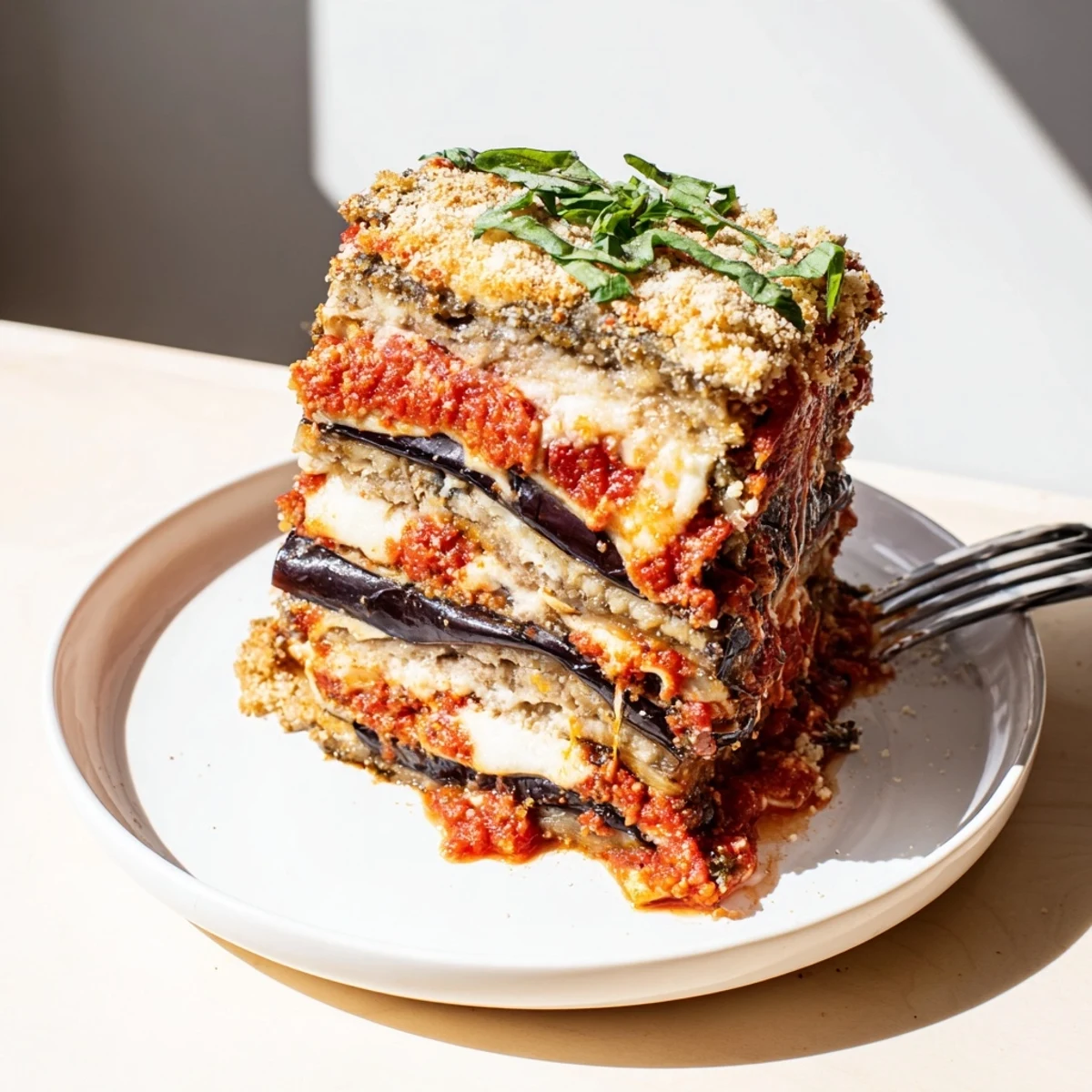 Eggplant Parmesan Lasagna
