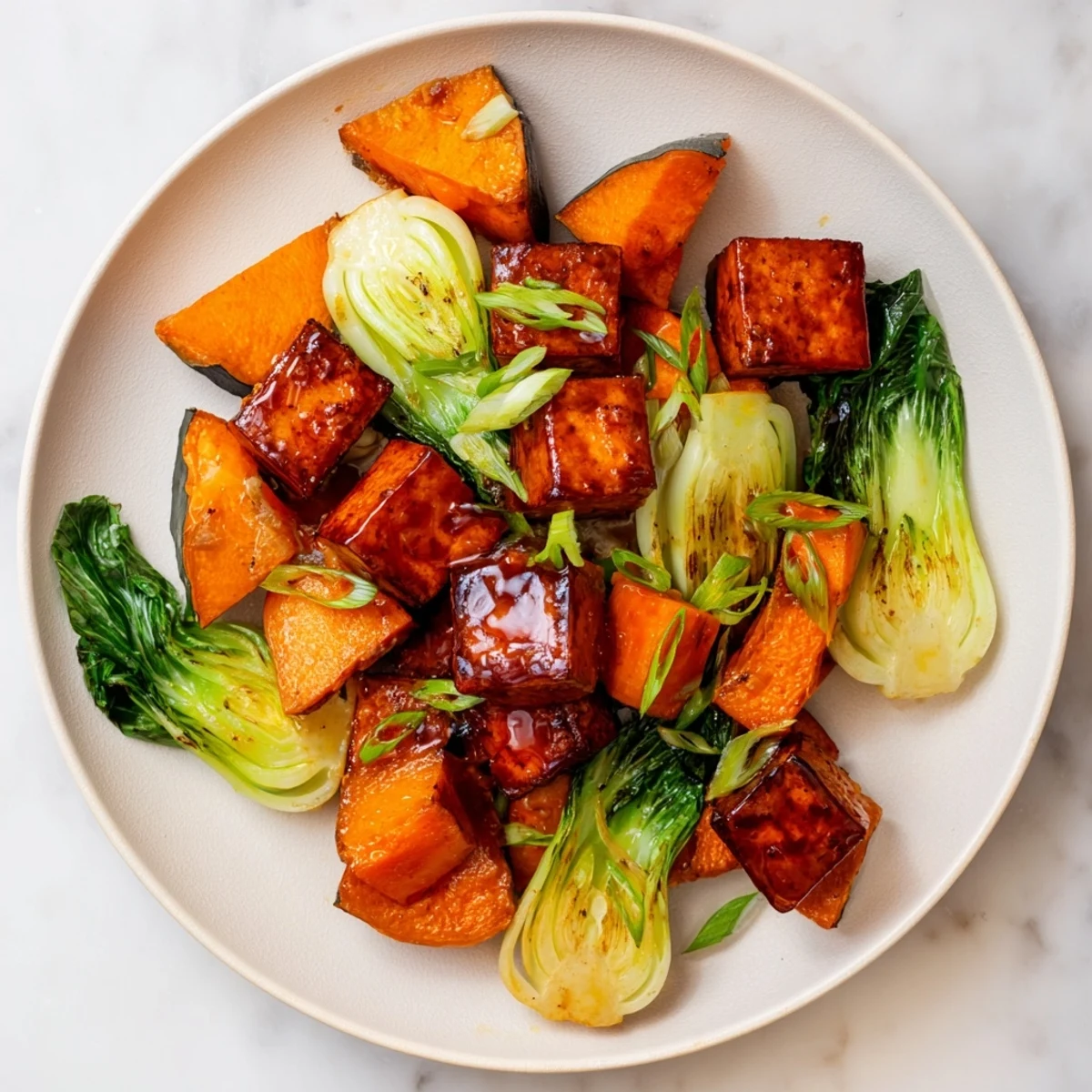 Miso-Glazed Tofu & Squash