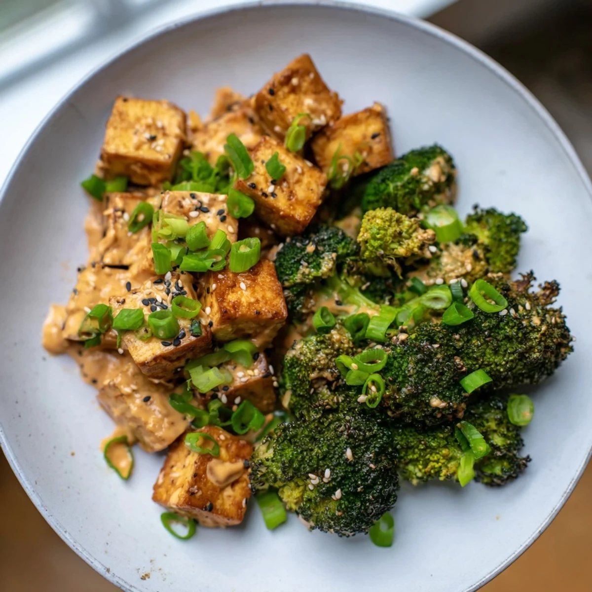 Cheesy Tofu Broccoli Bake