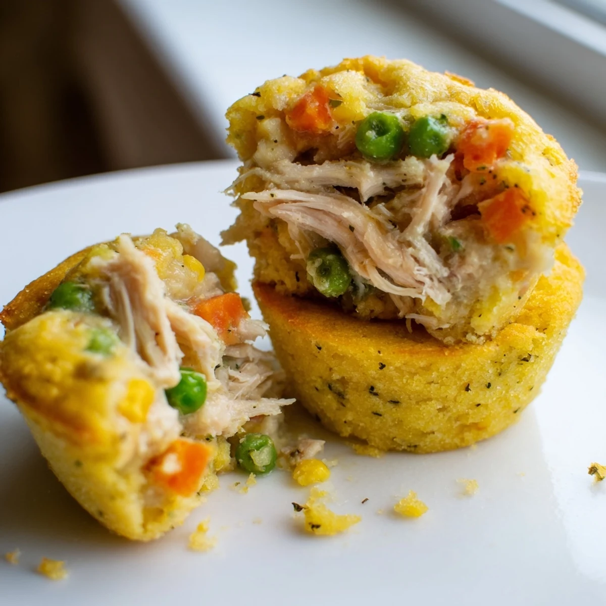 Chicken Cornbread Muffins