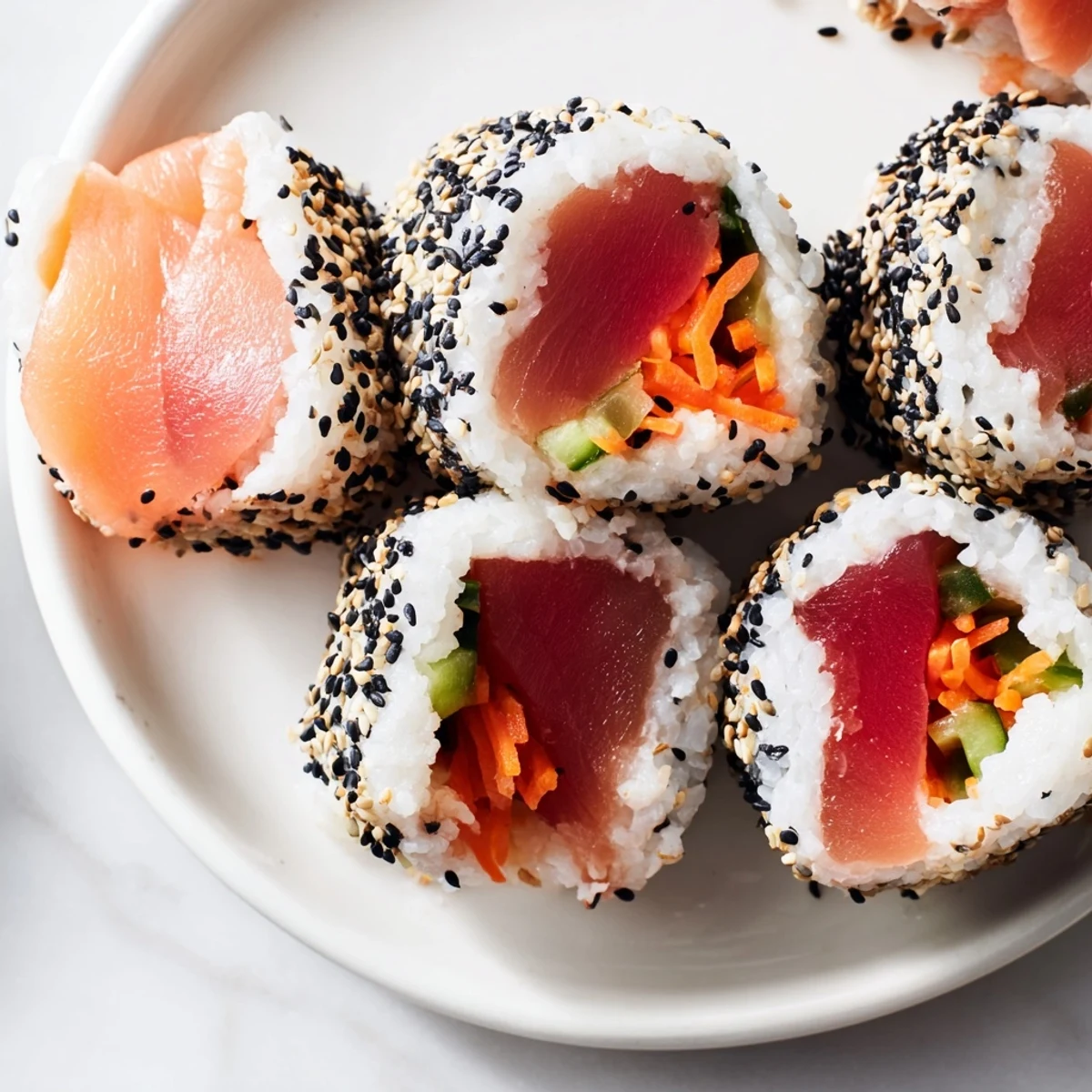 Sail Away Boat-Shaped Sushi Platter artfully presents vibrant sushi rolls and sashimi, perfect for a party.