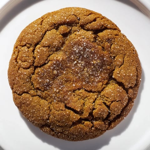 Warm, golden Chewy Soft Molasses Cookies piled on a plate, with a dusting of sugar ready to be enjoyed.