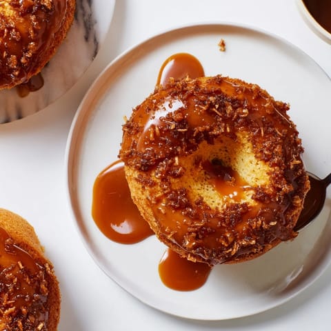 Chai Caramel Coffee Pancake Donuts