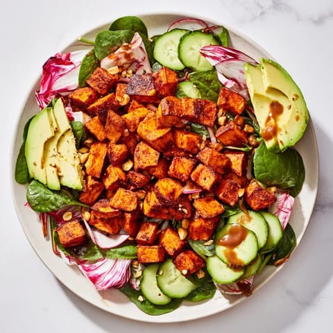 Spiced Peanut Sweet Potato Salad