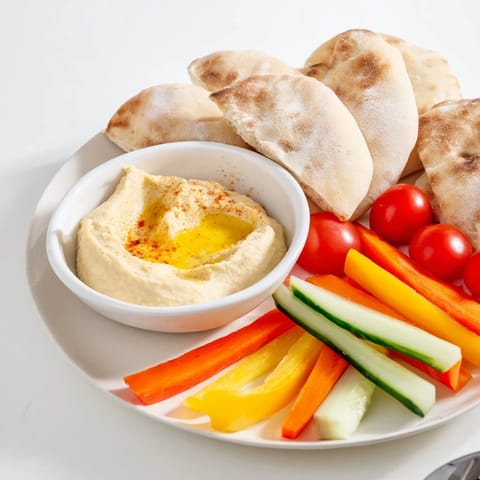 DIY Hummus Homemade Pita