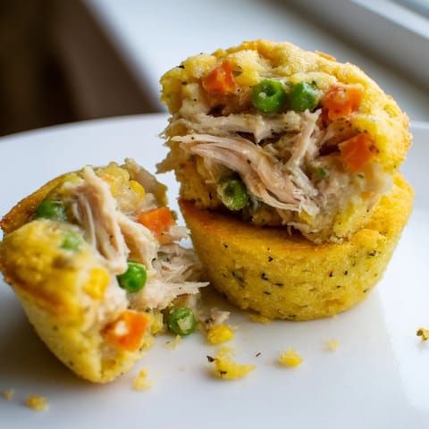 Chicken Cornbread Muffins