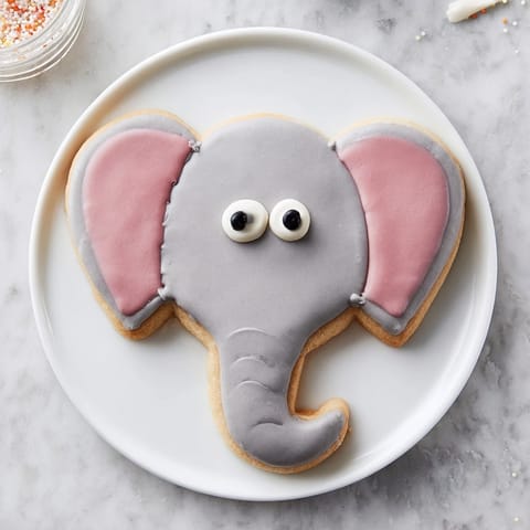 Jumbo Elephant Sugar Cookies