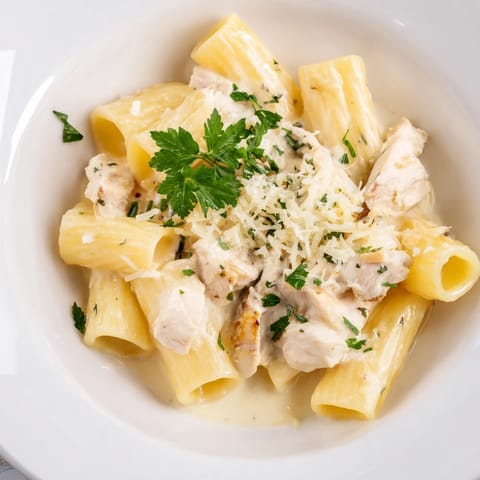 Chicken Alfredo Bake