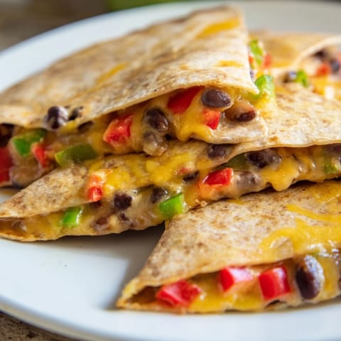 Black Bean Cheesy Quesadilla