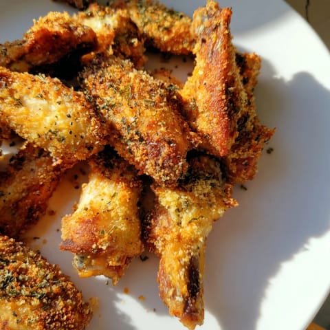 Baked Parmesan Chicken Wings