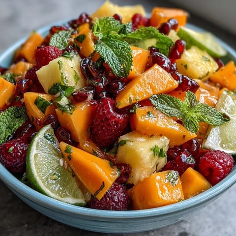 Tropical Mango Pineapple Display