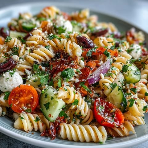 Easy Summer Pasta Italian Dressing