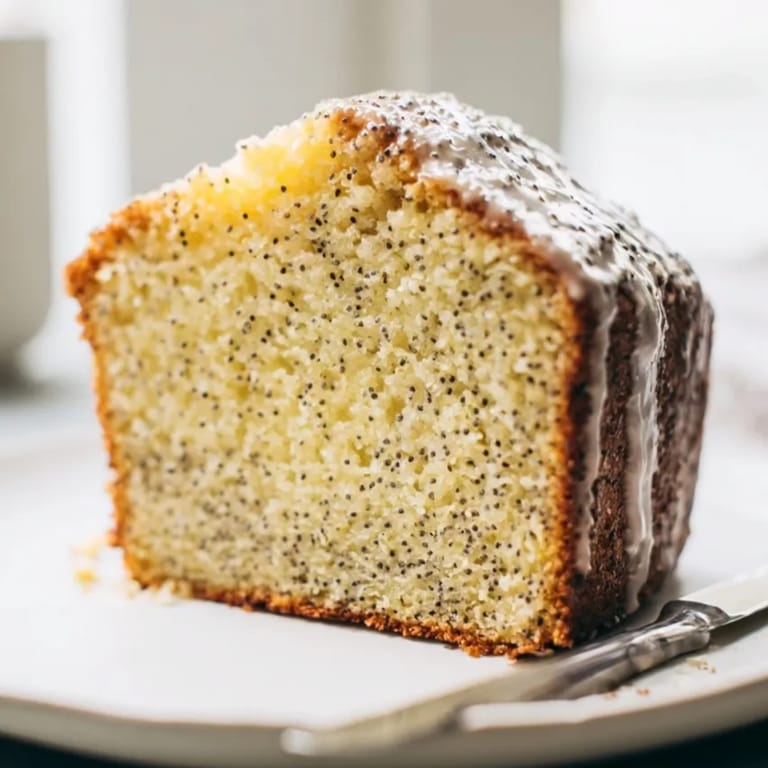 Homemade Lemon Poppy Seed Loaf recipe, light, tangy, and perfect with afternoon tea.