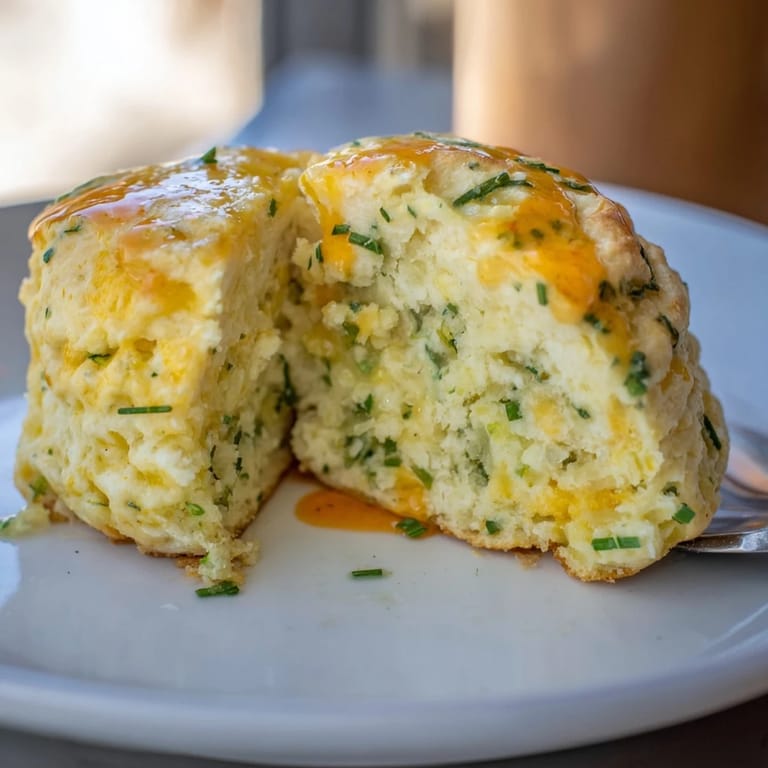 Delicious scones infused with sharp cheddar and spicy Buffalo sauce, ideal for snacking.  