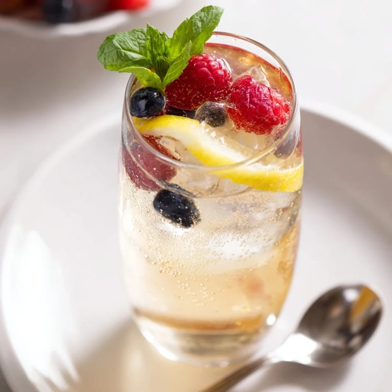 Tangy and fizzy kombucha mocktails, perfect for summer gatherings on ice.