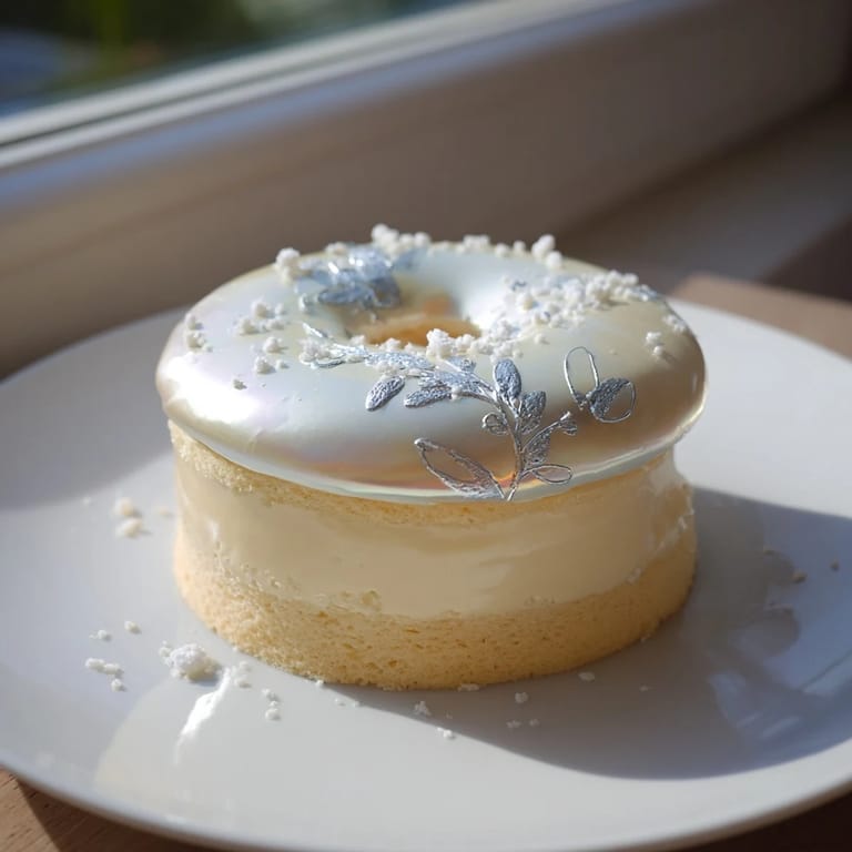 A beautiful Diamond Ring Engagement Cake, adorned with edible glitter and pearls, perfect for a wedding delight.