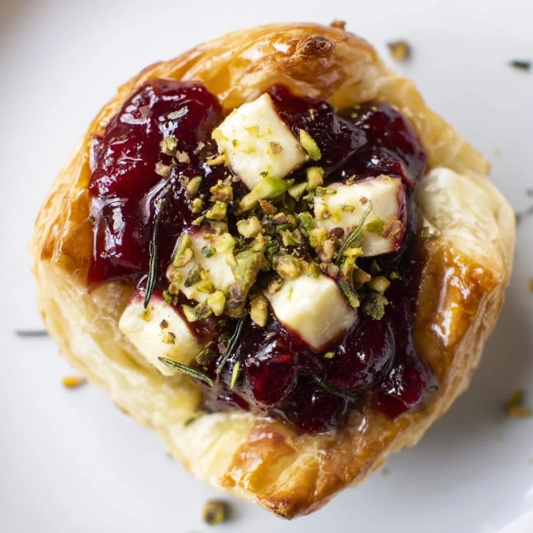 Warm, creamy brie melting in flaky pastry: the Cranberry Brie Bites Wreath is a holiday favorite.