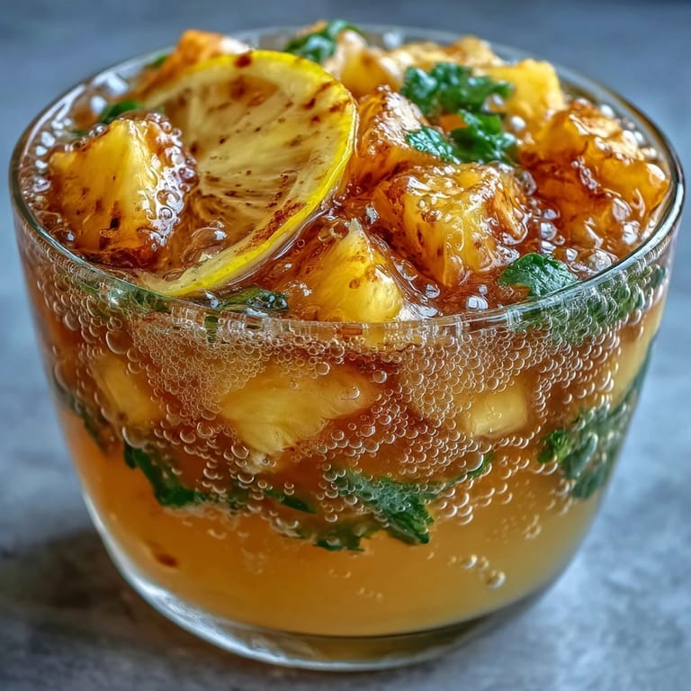 Refreshing Grad Party Punch, a tropical lemonade bursting with fruit.
