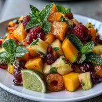 Vibrant tropical fruit platter with ripe mangoes and pineapple spears, perfect for summer parties and healthy snacking.